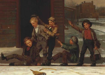 Wintersport in der Gosse